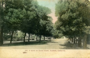 A Scene on Grand Street, Alameda, California           